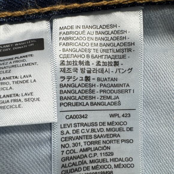 Levis 550 Jeans Relaxed Straight 34x34 Stonewash 4886 Cotton Casual Retro Skater - Picture 10 of 16